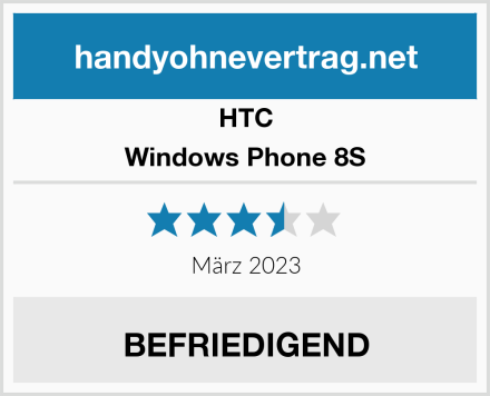 HTC Windows Phone 8S Test