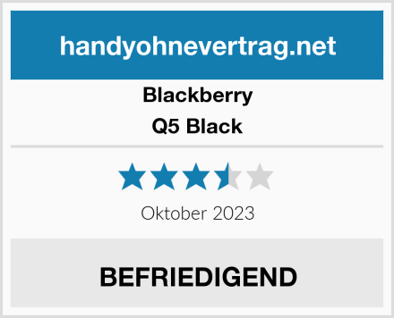 Blackberry Q5 Black Test