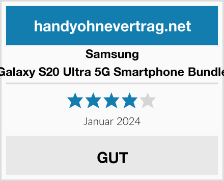 Samsung Galaxy S20 Ultra 5G Smartphone Bundle Test